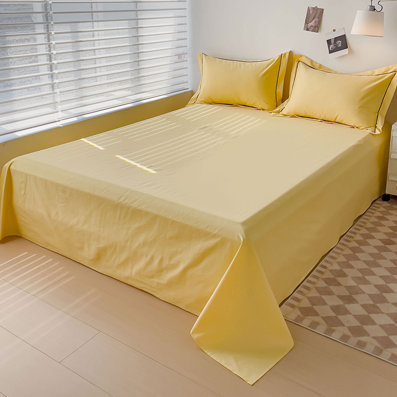 Soft Egyptian Cotton Bed Sheet - Home Textiles Luxury ulasan dan harga