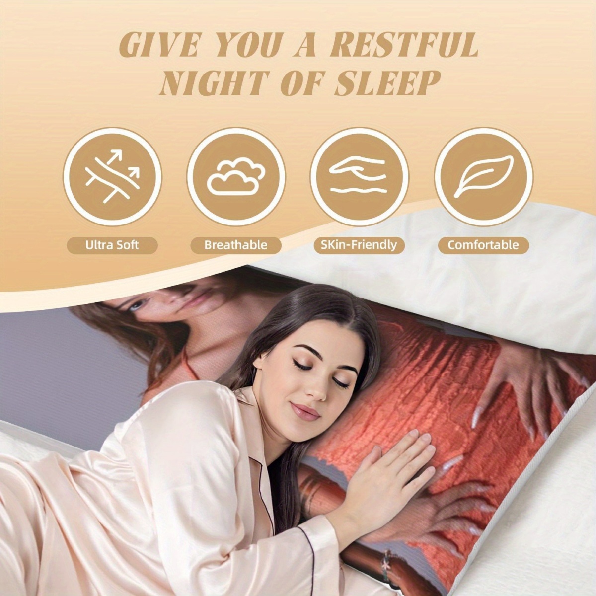 1 Custom Photo Body Pillowcase - Home And Textiles ulasan dan harga