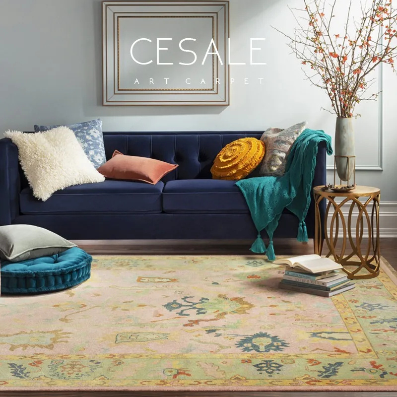 Vintage Boho Living Room Carpe - Home Textiles France ulasan dan harga