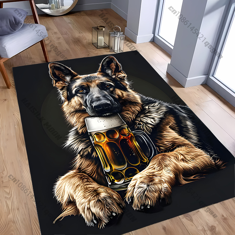 Dog-Themed Decorative Carpet D - Home Textiles Luxury ulasan dan harga