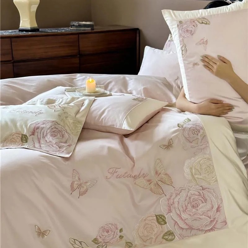 Premium Egyptian Cotton 4Pcs B - Home Textiles Premium ulasan dan harga