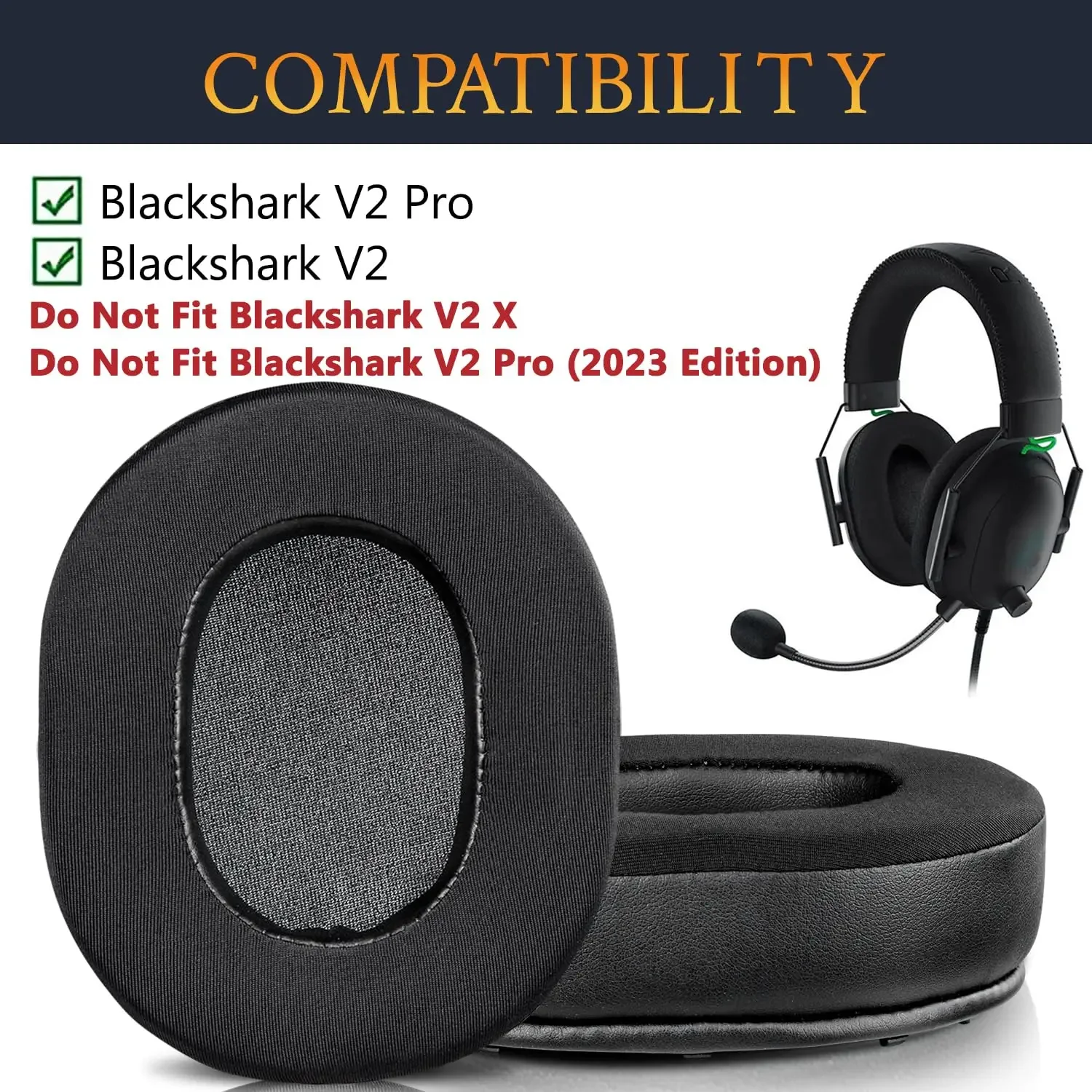 Ear Pads for BlackShark V2 Pro - Cooling Pillow Gel ulasan dan harga
