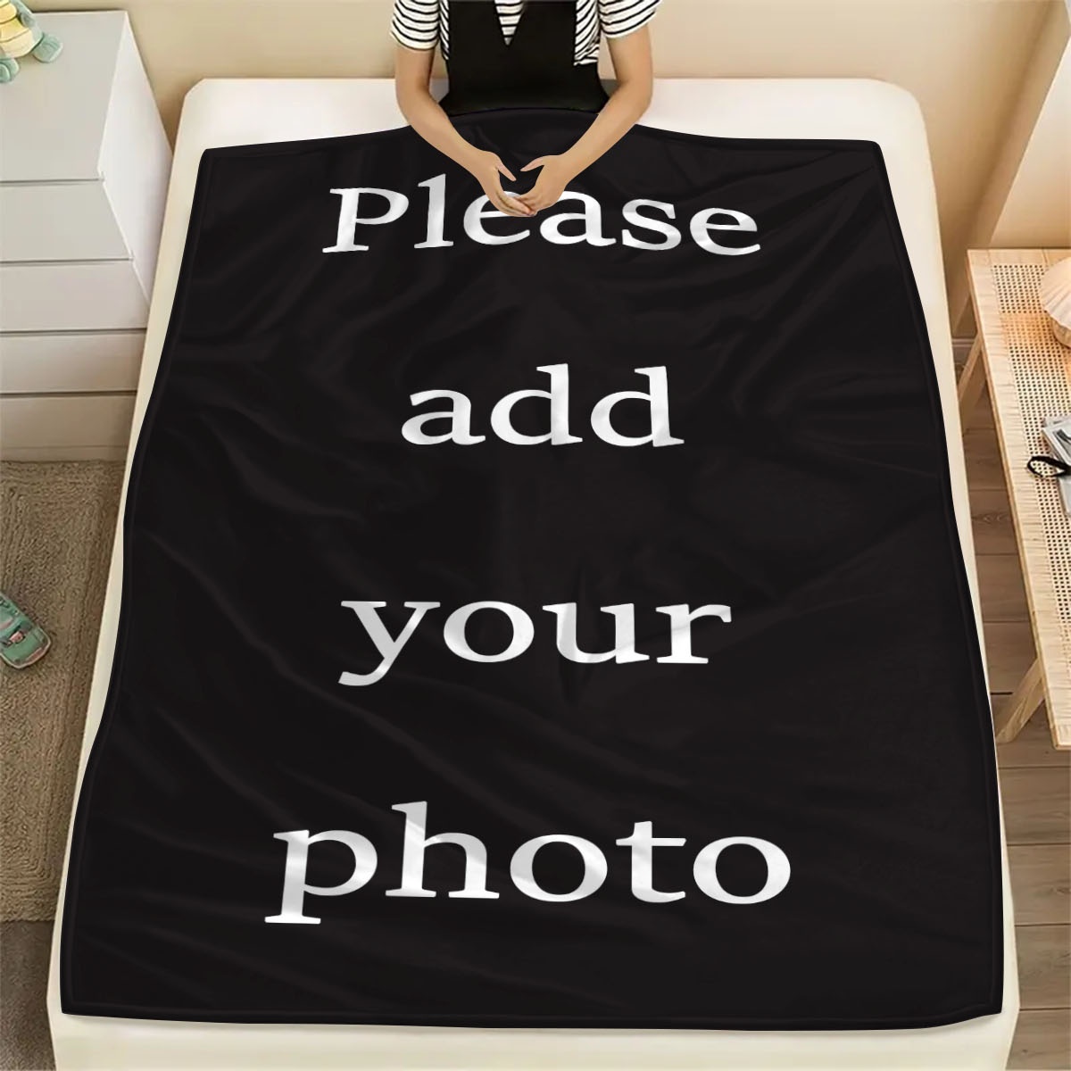 Custom Digital Flannel Fleece  - Home Textiles Images ulasan dan harga